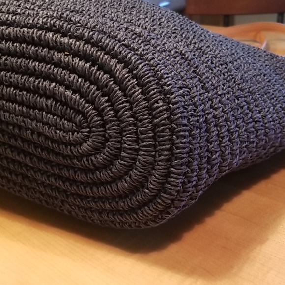 Talbots straw tote - Picture 4 of 8